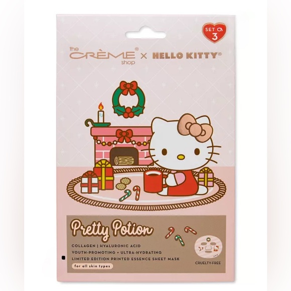 Hello Kitty Pretty Potion Sheet Mask set of 3 The Crème Shop - Picture 1 of 4